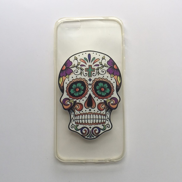 iPhone 6 & iPhone 6S Case "Colorful Sugar Skull" - Picture 2 of 5